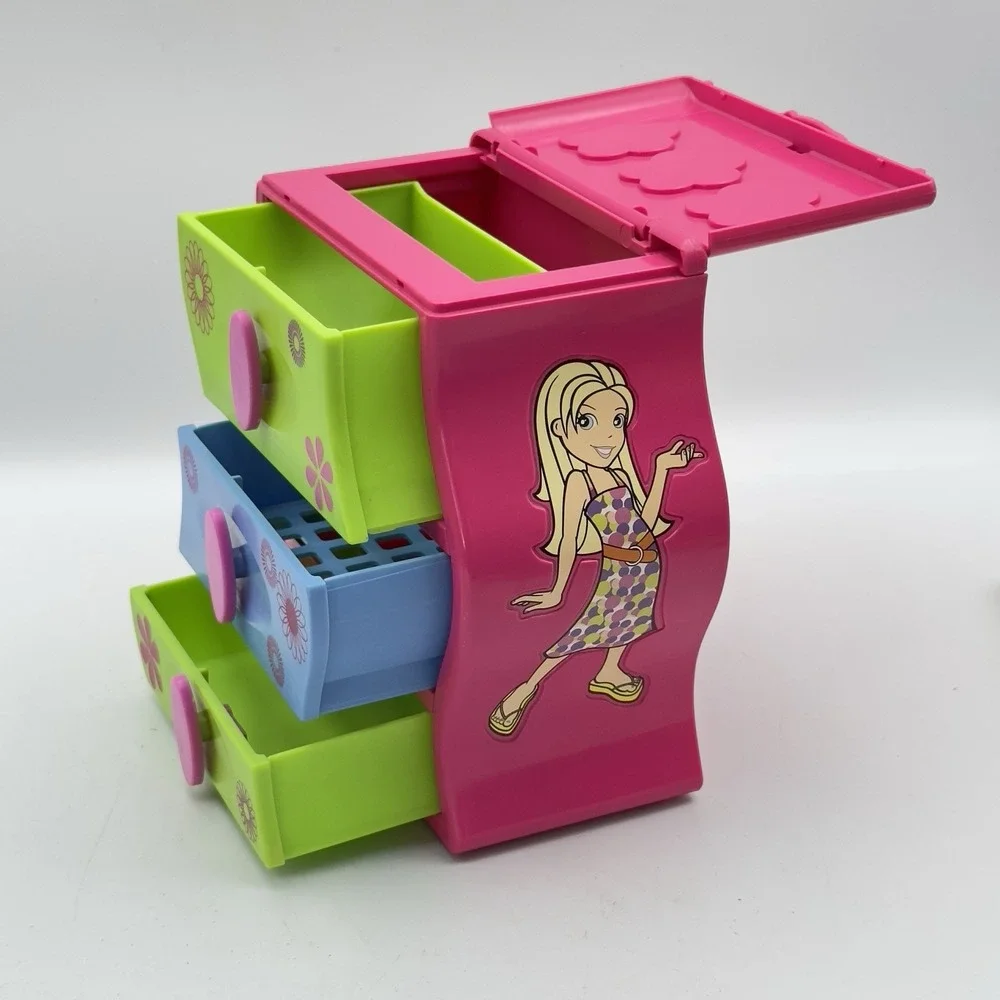 Vintage Polly‎ Pocket Shake N Sort Dresser Mattel 2006 Great For Small Clothes